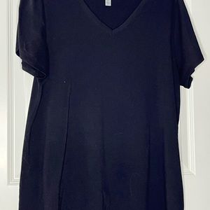 LulaRoe solid black top